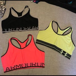 SALE - UNDER ARMOUR 3 SPORTS BRA BUNDLE